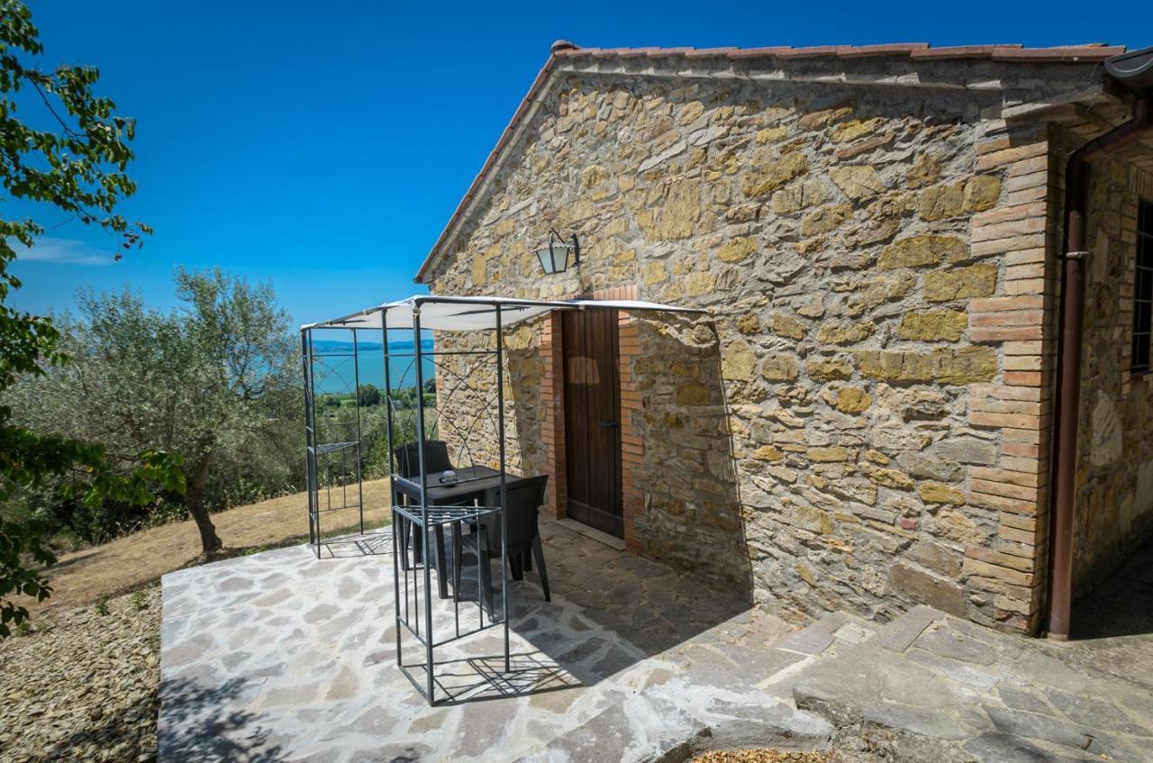 Poloturisticoumbria Rustico Con Piscina Vista Lago Пассиньяно-суль-Тразимено Экстерьер фото